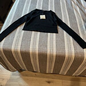 All Saints Dark Gray Knit Sweater